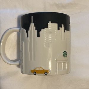 Set of two Starbucks relief mugs